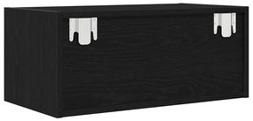 Móveis de TV 2pcs 60x31x25,5cm deriv. madeira carvalho preto