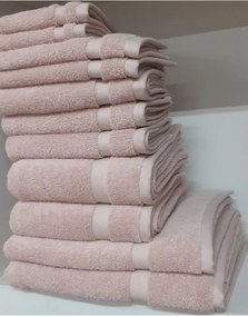 550 gr./m2 Toalhas 100% algodão - Toalhas para hotel, spa, estética: Rosa blush 1 Toalha 30x30 cm