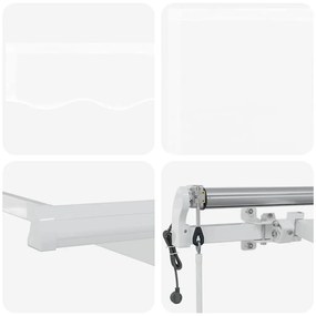 Toldo Branco 300 x 250 cm Branco