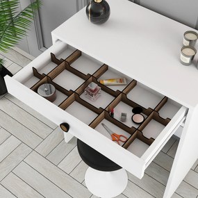 Mesa de Maquilhagem Lizbon – Branco – 70 cm x 40 cm x 84,7 cm