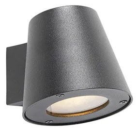 Candeeiro de parede exterior moderno preto IP44 - Skittle Moderno