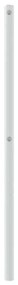 Cabeceira de cama 150 cm metal branco
