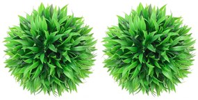 vidaXL Bolas de buxos artificiais 2 pcs 30 cm