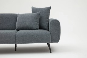 Sofá de 2 Lugares Side – Antracite – 171x77x82 cm