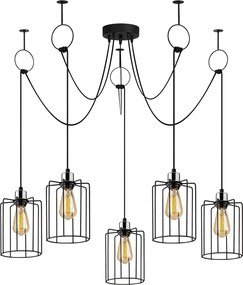 Candeeiro Tel – Preto – 116 cm