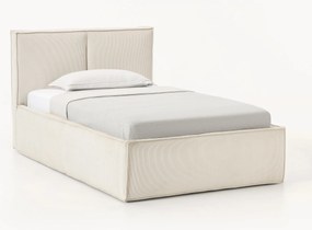 Cama de solteiro em bombazina Dream