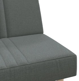 Sofá-Cama Juno em Tecido Cinzento-Escuro - Design Nórdico