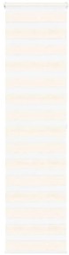 vidaXL Cortina de zebra 60x200 cm largura do tecido 55,9 cm poliéster