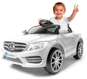 MERCEDES SL ROASTER CARRO ELÉTRICO INFANTIL 12V BRANCO