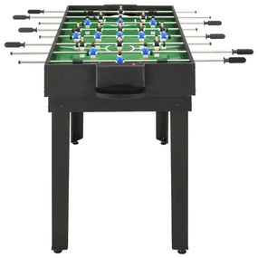 Mesa de jogos 15-em-1 121x61x82 cm cor preto