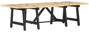 vidaXL Mesa de centro extensível 160x70x45 cm madeira mangueira maciça