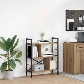 vidaXL Estante Carvalho Artesanal 75 x 30 x 91 cm Madeira processada