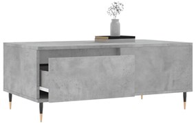 Mesa de centro 90x50x36,5 cm derivados madeira cinzento cimento