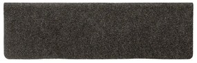 Tapetes de escada autoadesivos 30 pcs 65x21x4 cm antracite