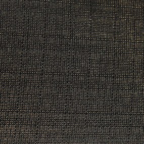 Candeeiro de teto quadrado preto 30 cm - Tambor de juta deluxe Country / Rústico,Moderno