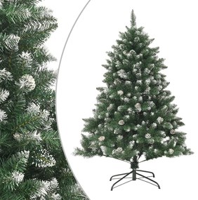 vidaXL Árvore de Natal artificial com suporte 120 cm PVC