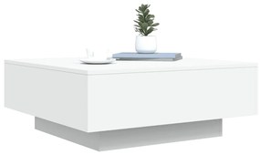 Mesa de centro 80x80x31 cm contraplacado branco