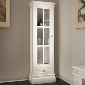 Estante com 3 prateleiras elegante madeira branco
