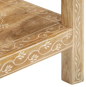 Mesa consola 80x35x74 cm madeira de mangueira maciça