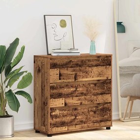 vidaXL Armário de arrumação Madeira Antiga 80 x 31 x 81 cm