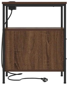 Armários de Canto 2 pcs Carvalho castanho 30 x 48 x 61 cm