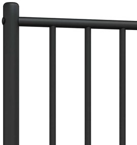 Cabeceira de cama 100 cm metal preto