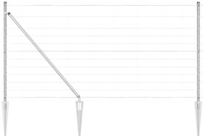 Cerca de Campo 1,2 x 50 m em Aço Galvanizado