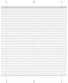 Branco Plissada Cega 115x150cm Largura Tecido 114,4cm Poliéster