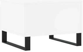 Mesas de centro 2 pcs 50x46x35 cm derivados de madeira branco