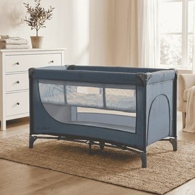 Berço de viagem bebés de 2 níveis So Gifted 2026 Azul