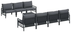 Conjunto de Sofá de Jardim 8 pcs Antracite 70 x 70.5 x 31.5 cm