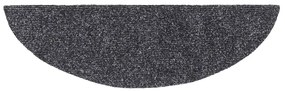 Tapetes de escada adesivos 20 pcs 56x17x3 cm cinzento-escuro