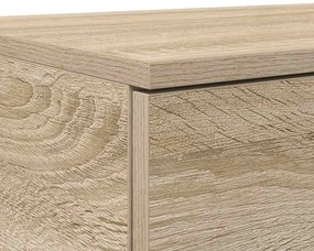 gavetas de cama vidaXL Carvalho Sonoma 80x36,5x16,5 cm Madeira Engenha