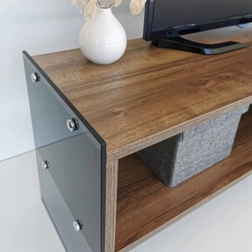 Móvel TV TV405 – Nogueira – 120 cm x 45 cm x 35 cm