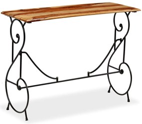 vidaXL Mesa consola 100x40x75 cm madeira de acácia maciça