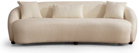 Sofá de 3 Lugares Napoli – Creme – 230x75x94 cm