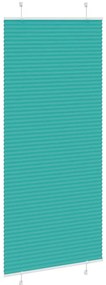 Gasolina verde Plissada Cega 90x200 cm Largura Tecido 89,4 cm