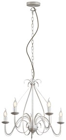 Lustre Clássico Creme 5-Luzes - Giuseppe