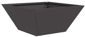 Vaso de Plástico 5 pcs Preto 35 x 35 x 15 cm Aço