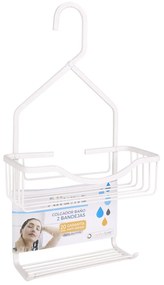 Cabide para Banho Alluwhite com Bandejas 27.8X11.6X49CM