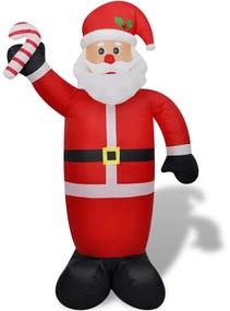242358 vidaXL Pai Natal insuflável 240 cm