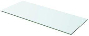 vidaXL Prateleira de vidro 60x20 cm transparente