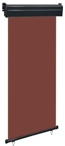 Toldo lateral para varanda 100x250 cm castanho