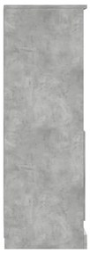Aparador alto 36x35,5x103,5 cm derivados madeira cinza cimento