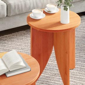 Conjunto de Mesas de Café 2 pcs Castanho-mel