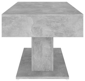 Mesa de centro 96x50x45 cm contraplacado cinzento cimento