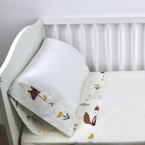 Jogo de Cama Algodão Bebé Animais