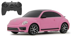 Carro Telecomandado VW Beetle 1:24 2,4GHz Rosa