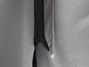 Cama de casal com arrumação em veludo cinzento claro 180 x 200 cm BATILLY Beliani