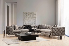 Sofá de Canto Como – Antracite – 310x70x270 cm